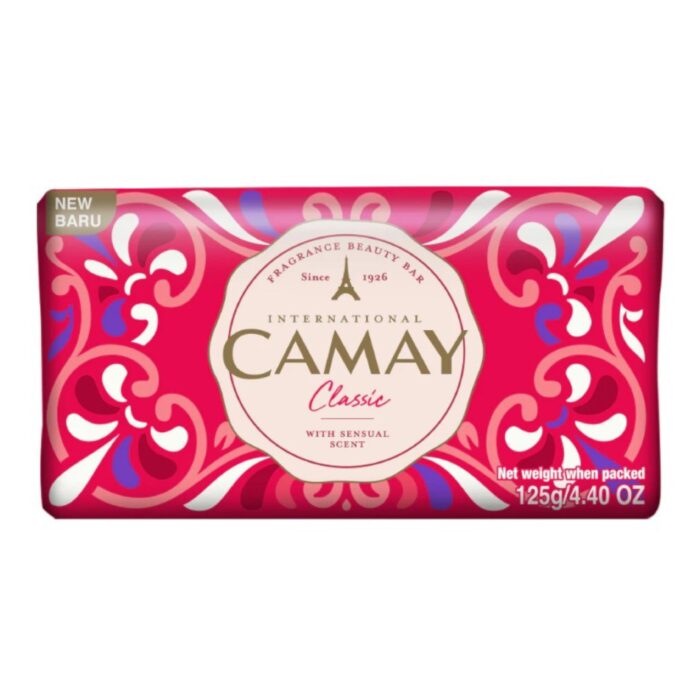 Camay Classic Soap Bar with Sensual Scent 125g - Image 1