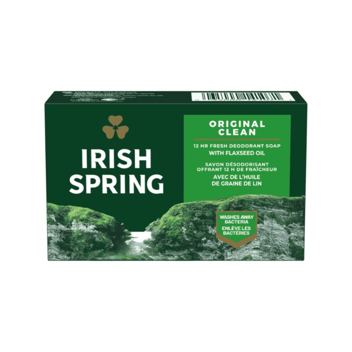 Irish Spring Original Clean Bar Soap for Men - 104g - Image 1